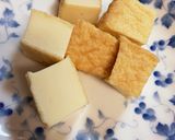 ごま油香る☆サイコロ厚揚げキムチ乗っけ作り方1写真