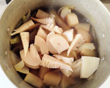 簡単！和食 たけのこ 大根 玉ねぎの煮物作り方4写真