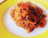 暗殺者のパスタ★濃厚トマトお焦げビーフン作り方7写真