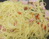 菜の花とベーコンのパスタ作り方6写真