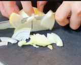 ちぢみほうれん草のポタージュ作り方1写真