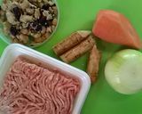 豚ごぼうの豆カレー作り方1写真