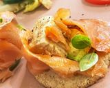 みそ漬け豆腐とサーモンの前菜作り方7写真