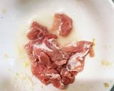 簡単きな粉梅焼き肉味豚こま大根青椒肉絲風作り方1写真