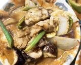 簡単きな粉梅焼き肉味豚こま大根青椒肉絲風作り方16写真
