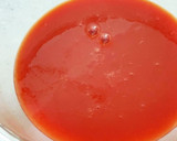 トマトジュースで作る暗殺者の和風パスタ作り方1写真