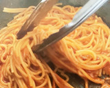トマトジュースで作る暗殺者の和風パスタ作り方5写真