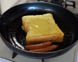 和風出汁で食事風フレンチトースト作り方4写真