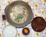 【ひとり鍋】豚肉と白菜のさっぱり塩麴土鍋作り方8写真