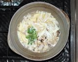 【ひとり鍋】豚肉と白菜のさっぱり塩麴土鍋作り方7写真