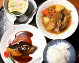 鰤の照り焼き、茶碗蒸し、肉じゃが作り方1写真