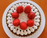 ☆桜と抹茶のいちご入りタルト☆作り方13写真