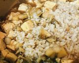 味噌煮込み雑炊のマスカルポーネ丼作り方2写真
