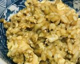 味噌煮込み雑炊のマスカルポーネ丼作り方3写真