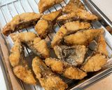 フクラギの唐揚げ香味ソースがけ魚の駅生地作り方9写真