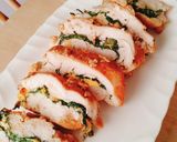 お弁当★ブライン液で柔らか胸肉大葉チーズ作り方11写真