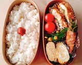 お弁当★ブライン液で柔らか胸肉大葉チーズ作り方13写真