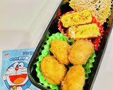 ほっこりお弁当♡カニカマとパセリの卵焼き作り方6写真