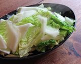 お酒もご飯もススム♡白菜の塩昆布ナムル作り方1写真