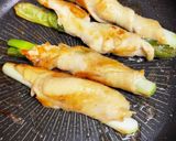 長ネギの鶏皮巻き✨塩焼き✨甘辛焼き作り方4写真