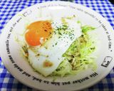 千切りキャベツと卵のホットサラダ作り方5写真