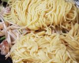 お昼は焼きそば♪モヤシ多めで！ソース味作り方9写真
