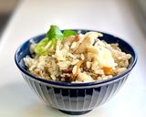 簡単！きのこと焼き鳥の缶詰で混ぜご飯作り方11写真