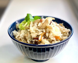 簡単！きのこと焼き鳥の缶詰で混ぜご飯作り方11写真