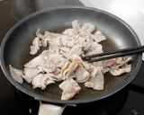 長ねぎ入り肉豆腐。作り方3写真