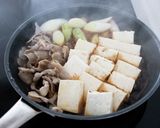 長ねぎ入り肉豆腐。作り方5写真