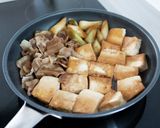長ねぎ入り肉豆腐。作り方6写真