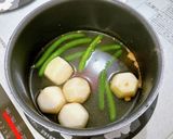 お手軽♪冷凍里芋とインゲンの胡麻味噌煮作り方1写真
