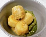 お手軽♪冷凍里芋とインゲンの胡麻味噌煮作り方6写真