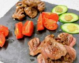 砂肝のにんにく炒め♪2種の味付けで作り方11写真