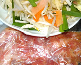 簡単！にんにく味噌を使った肉もやし炒め作り方3写真