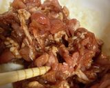 豚こまきのこの炊き込みご飯☆作り方2写真