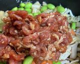 豚こまきのこの炊き込みご飯☆作り方5写真
