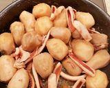 里芋とイカの煮つけ作り方11写真