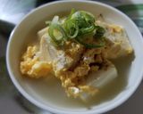 こうや豆腐の卵とじ作り方3写真