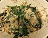 春菊とえのきの胡麻海苔和え作り方5写真
