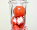 トマト嫌いが飲めるイチゴのスムージー作り方2写真