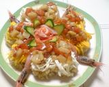 ひな祭り記念日に♡ハート四葉の海鮮ちらし作り方6写真