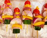 野菜とラム肉のBBQ作り方1写真