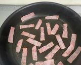 カルボナーラ丼(๑>◡<๑)作り方1写真