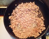 簡単☆挽き肉とニラのカレー風味炒め作り方1写真