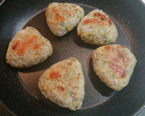 余ったご飯をたぬき焼おにぎりにします作り方9写真