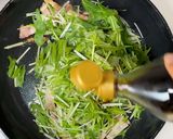 ベーコンと水菜のバターソテー作り方3写真