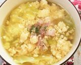 卵とチーズのほっこり優しいスープ♪作り方6写真