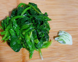 海老とほうれん草の中華風炒め作り方4写真