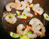 海老とほうれん草の中華風炒め作り方7写真
